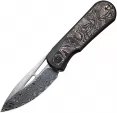 We Knife Co Ltd Baloo Framelock Damascus - WE21033DS1