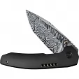 We Knife Co Ltd Trogon Framelock Damasteel WE22002BDS1