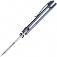 We Knife Co Ltd High-Fin Framelock Blue WE220053