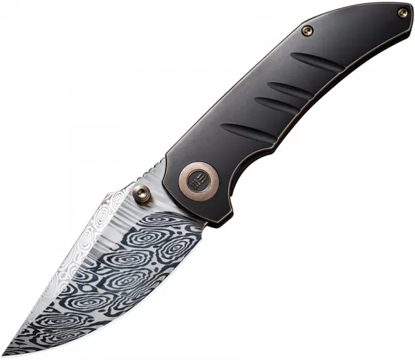 We Knife Co Ltd Riff-Raff Framelock Damascus WE22020BDS1