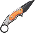 We Knife Co Ltd Yardbird Button Lock Orange WE220211