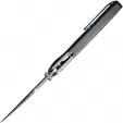 We Knife Co Ltd Ziffius Button Lock Gray Ti-CF WE22024ADS1