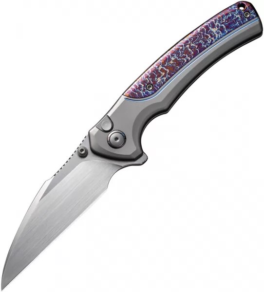 We Knife Co Ltd Ziffius Button Lock Flame WE22024D4