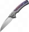 We Knife Co Ltd Ziffius Button Lock Flame - WE22024D4