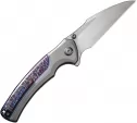 We Knife Co Ltd Ziffius Button Lock Flame WE22024D4