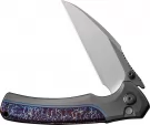 We Knife Co Ltd Ziffius Button Lock Flame WE22024D4
