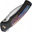 We Knife Co Ltd Ziffius Button Lock Blk-Flame WE22024DDS1