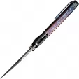 We Knife Co Ltd Ziffius Button Lock Blk-Flame WE22024DDS1