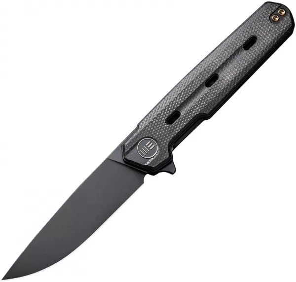 We Knife Co Ltd Navo Linerlock Black Micarta WE220261