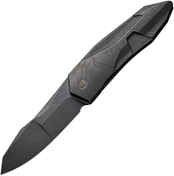 We Knife Co Ltd Solid Framelock Black Etch WE220285