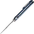 We Knife Co Ltd Qubit Button Lock Blue WE22030F3