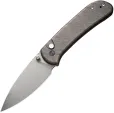 We Knife Co Ltd Qubit Button Lock Flame - WE22030F4