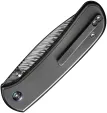 We Knife Co Ltd Qubit Button Lock Damasteel WE22030FDS1