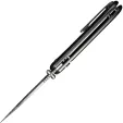 We Knife Co Ltd Qubit Button Lock Damasteel WE22030FDS1