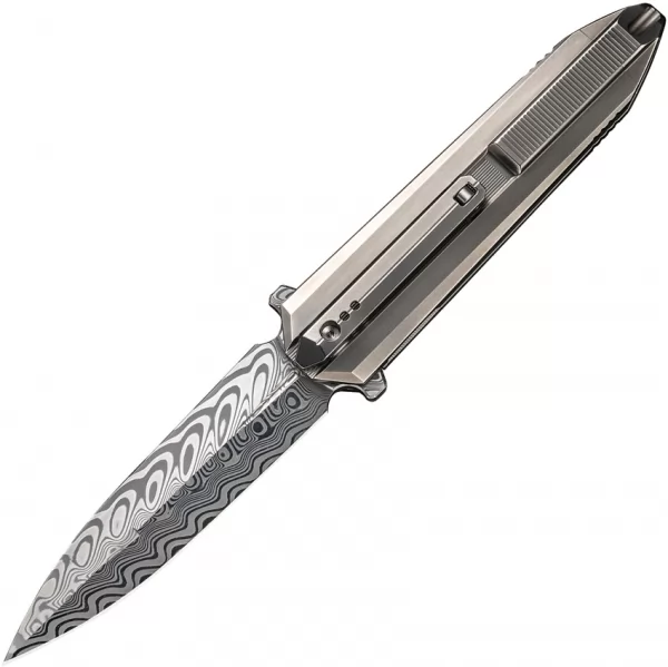 We Knife Co Ltd Diatomic Framelock Damascus WE22032DS1