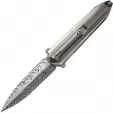 We Knife Co Ltd Diatomic Framelock Damascus - WE22032DS1
