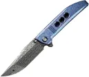 We Knife Co Ltd Ezinta Framelock Damascus - WE22041DS1