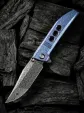 We Knife Co Ltd Ezinta Framelock Damascus WE22041DS1