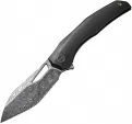 We Knife Co Ltd Ignio Framelock Damasteel - WE22042BDS1