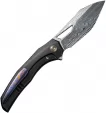 We Knife Co Ltd Ignio Framelock Damasteel WE22042BDS1