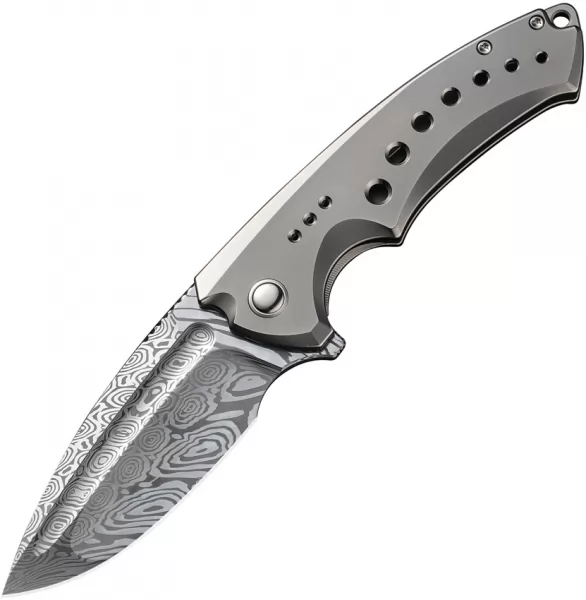 We Knife Co Ltd Nexusia Framelock Damascus WE22044DS1