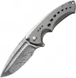 We Knife Co Ltd Nexusia Framelock Damascus - WE22044DS1