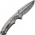 We Knife Co Ltd Nexusia Framelock Damascus WE22044DS1