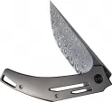We Knife Co Ltd Speedliner Linerlock Damascus WE22045CDS1