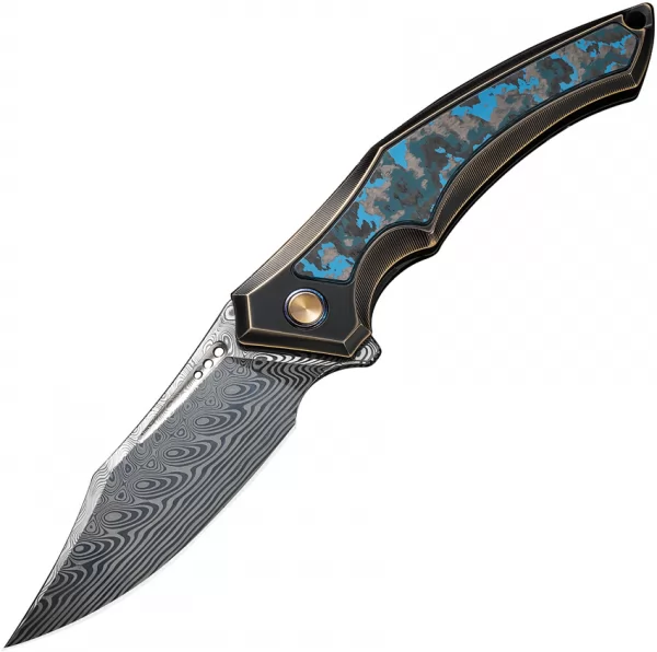 We Knife Co Ltd Orpheus Framelock Damascus WE23009DS1
