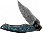 We Knife Co Ltd Orpheus Framelock Damascus WE23009DS1