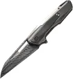 We Knife Co Ltd Falcaria Framelock Damasteel - WE23012BDS1