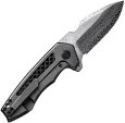 We Knife Co Ltd Harpen Framelock Damasteel WE23019DS1