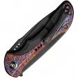 We Knife Co Ltd Equivik Framelock Flame WE230202