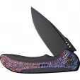 We Knife Co Ltd Equivik Framelock Flame WE230202