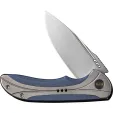 We Knife Co Ltd Equivik Framelock Blue WE230203