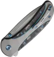 We Knife Co Ltd Zizzit Button Lock Marble CF WE230313