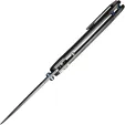 We Knife Co Ltd Zizzit Button Lock Marble CF WE230313