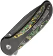 We Knife Co Ltd Zizzit Button Lock Toxic Storm WE230314