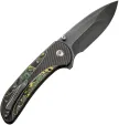 We Knife Co Ltd Zizzit Button Lock Toxic Storm WE230314