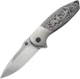 We Knife Co Ltd Nitro OG Framelock Alum Foil - WE230353
