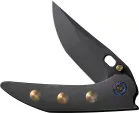 We Knife Co Ltd Attor Framelock Blk-Gold WE230371