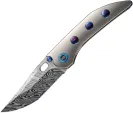 We Knife Co Ltd Attor Framelock Damasteel - WE23037DS1