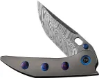 We Knife Co Ltd Attor Framelock Damasteel WE23037DS1