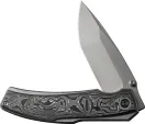 We Knife Co Ltd Swordfin Linerlock Alum CF WE230673