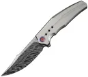 We Knife Co Ltd Kyklos Framelock Damascus - WE23086DS1