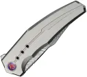 We Knife Co Ltd Kyklos Framelock Damascus WE23086DS1