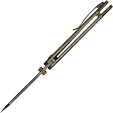 We Knife Co Ltd High-Fin XL Framelock Gold WE240103