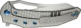 We Knife Co Ltd Epaulette Framelock BB WE240243