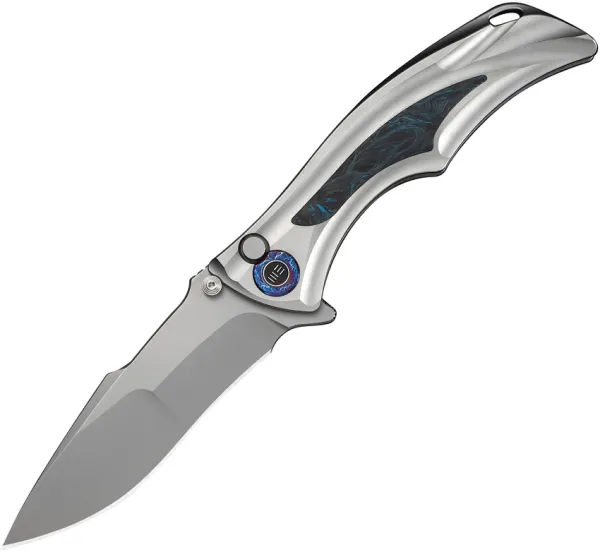 We Knife Co Ltd Tighe Down Button Lock Blue CF WE240541