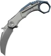 We Knife Co Ltd Tayra Framelock Gray/Blue - WE240692